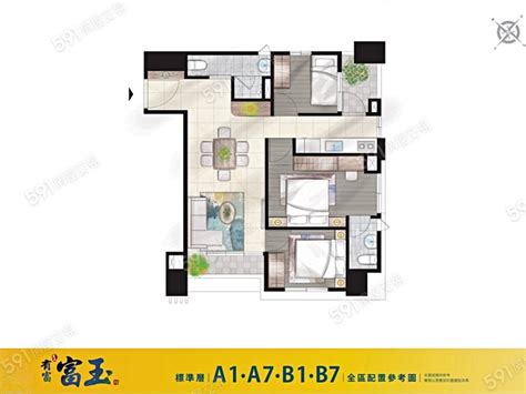 有富富玉格局圖|有富富玉，平均單價約61.4萬/坪，新北市土城區－5168實價登錄。